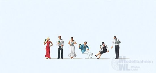 Preiser 79038 - Partygäste, Kellner N 1:160