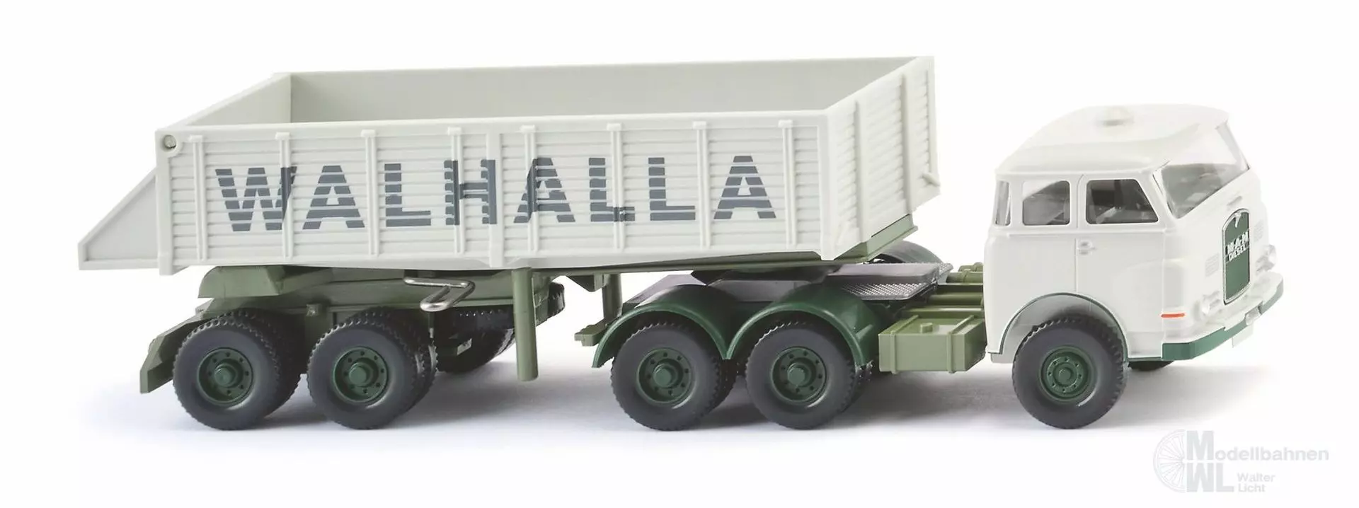 Wiking 067712 - Hinterkippersattelzug MAN Pausbacke Walhalla H0 1:87