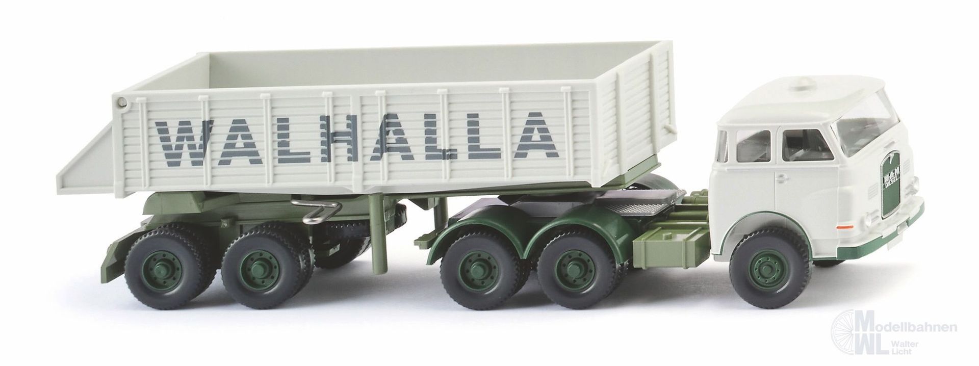Wiking 067712 - Hinterkippersattelzug MAN Pausbacke Walhalla H0 1:87
