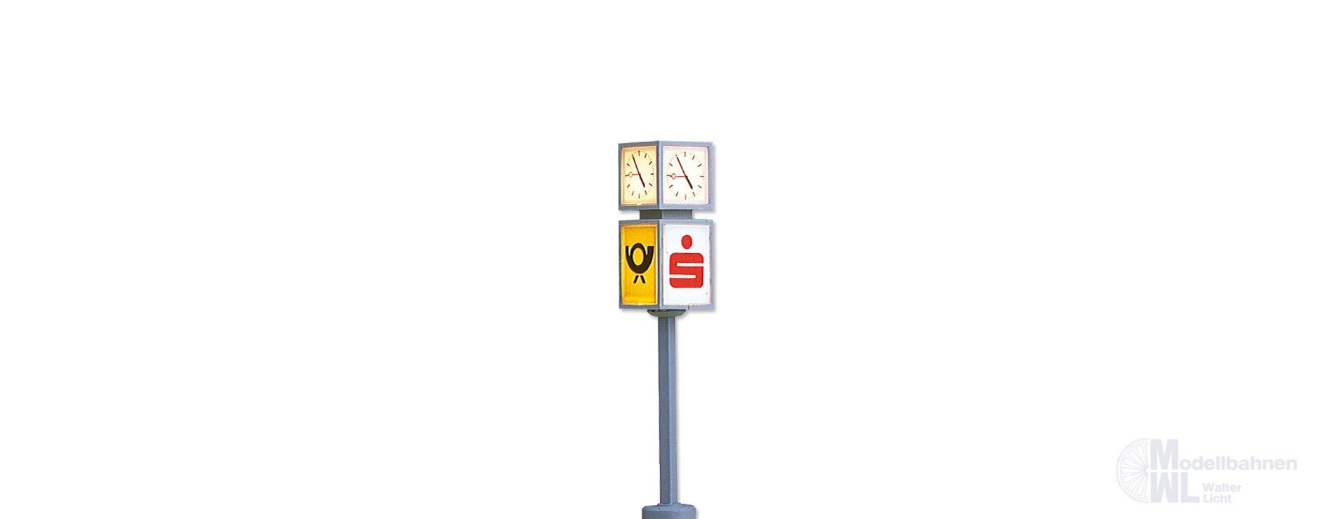 Brawa 5294 - Uhr mit S-Bahn / DB-Würfel H0 1:87