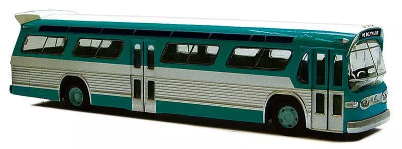 Busch 44500 - Bus Fishbowl grün H0 1:87