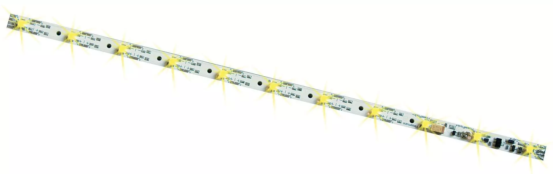 Viessmann 5049 - Waggon Innenbeleuchtung 11 LED´s gelb H0 1:87