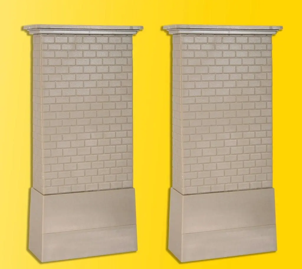Kibri 39751 - Gemauerter Viadukt-Mittelpfeiler mit Betonsockel 2 Stück H0 1:87