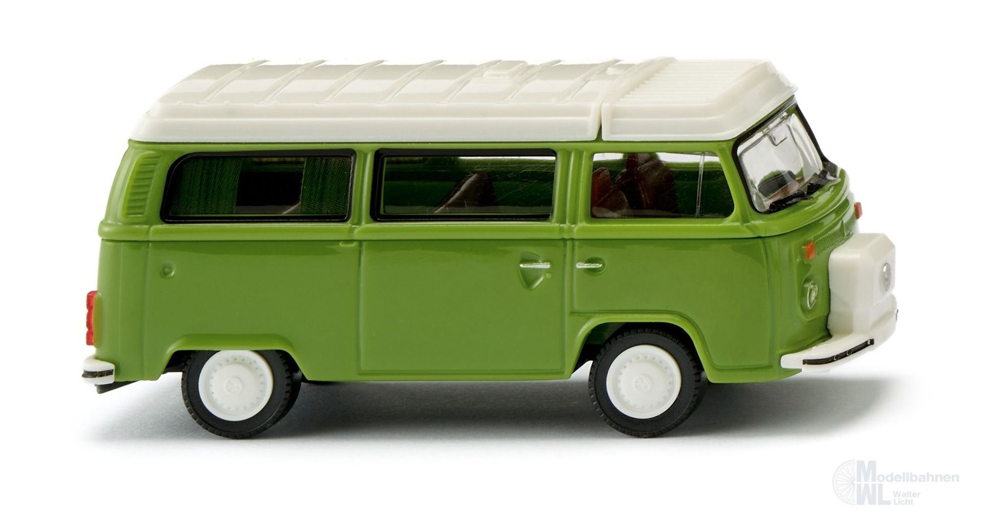 Wiking 031807 - VW T2b Campingbus - grün H0 1:87