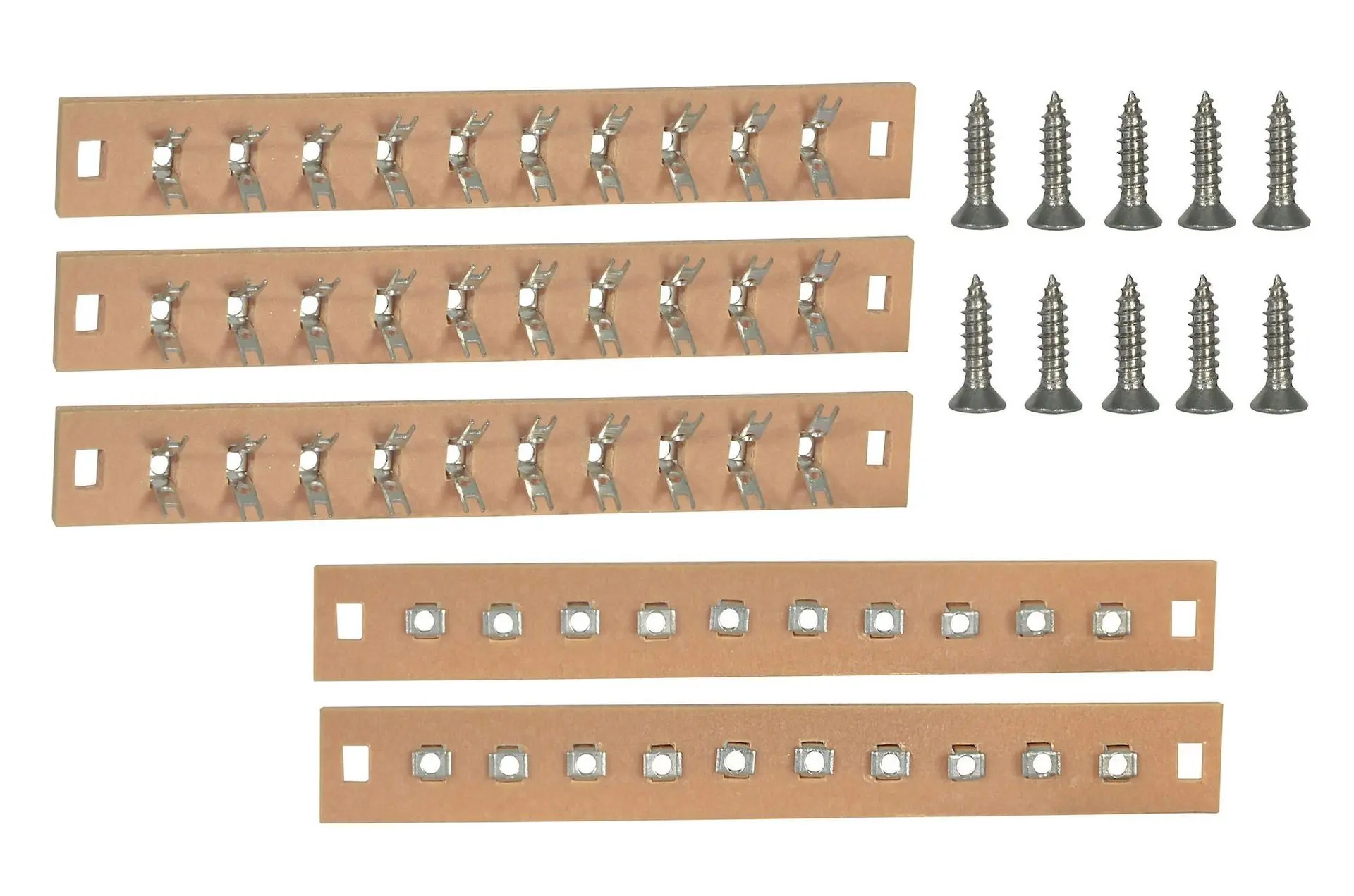 Viessmann 68475 - Lötleisten 10 polig mit Schrauben 5 Stück