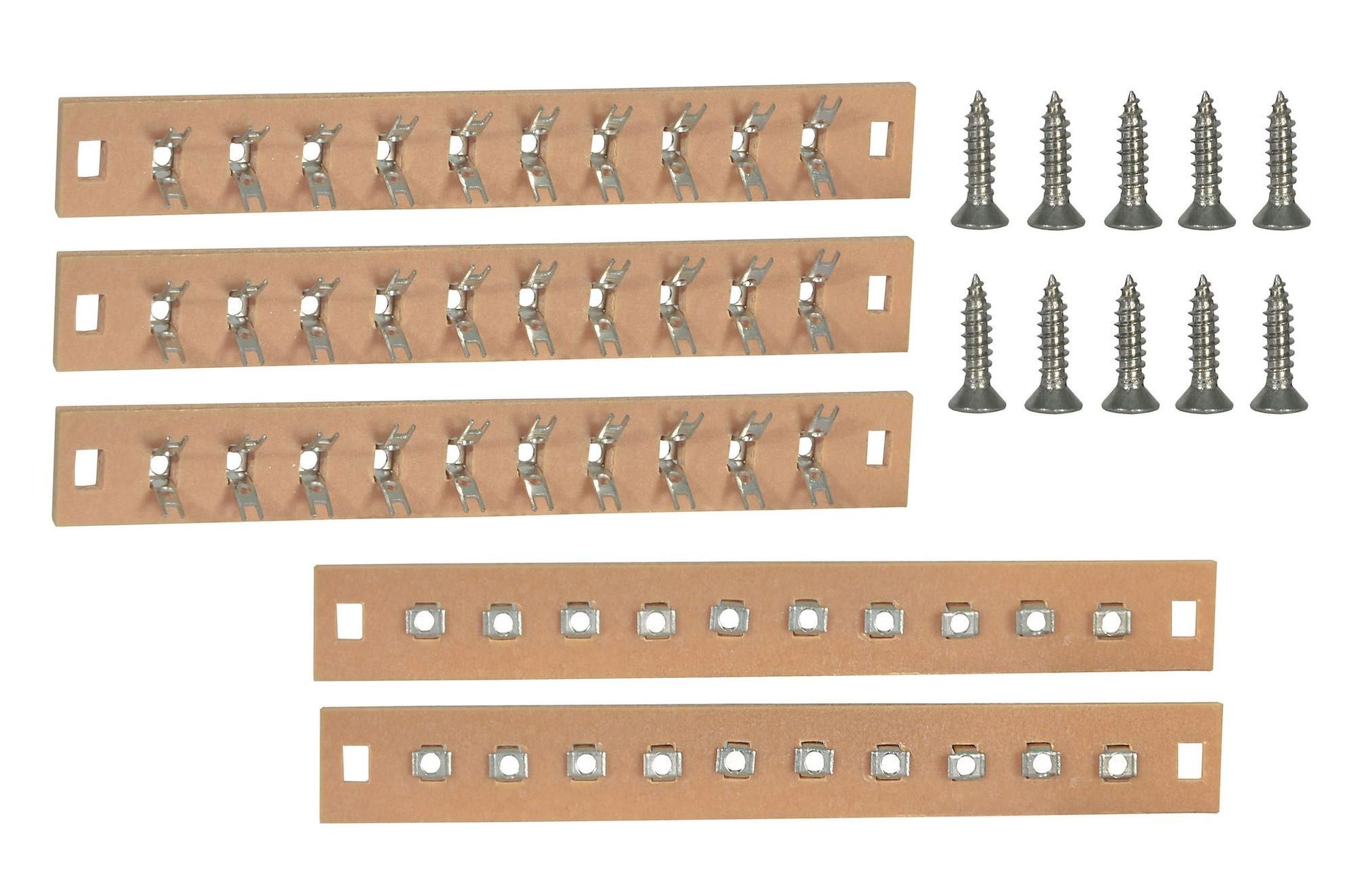 Viessmann 68475 - Lötleisten 10 polig mit Schrauben 5 Stück