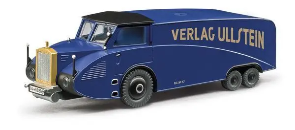 Liliput 937492 - LKW Rumpler RuV 31 dunkelblau Kühlergrill gold Dach schwarz H0 1:87