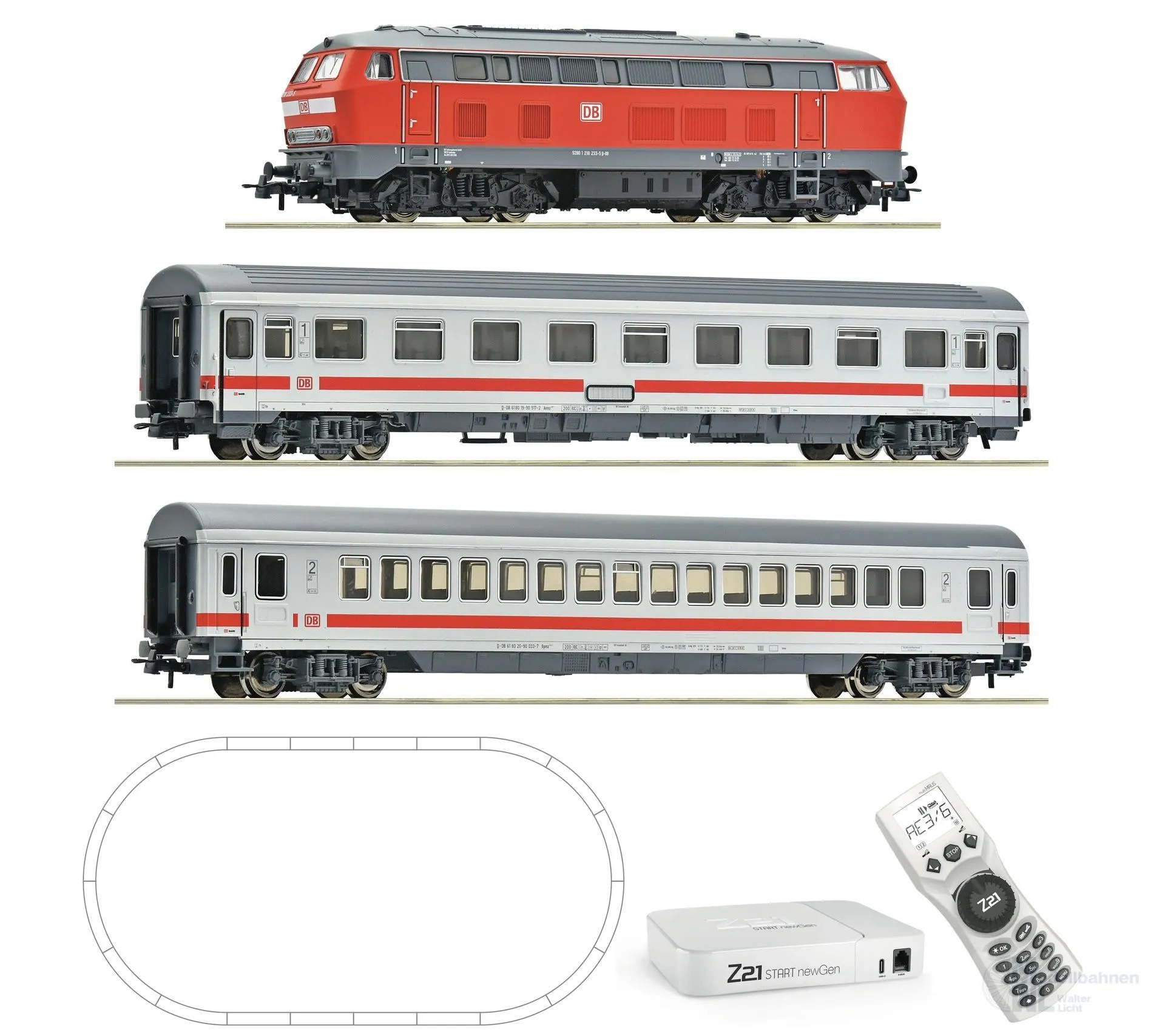 Roco 5110011 - Z21 start newGen Startset Multimaus Geoline BR 218 DB Ep.VI H0/GL