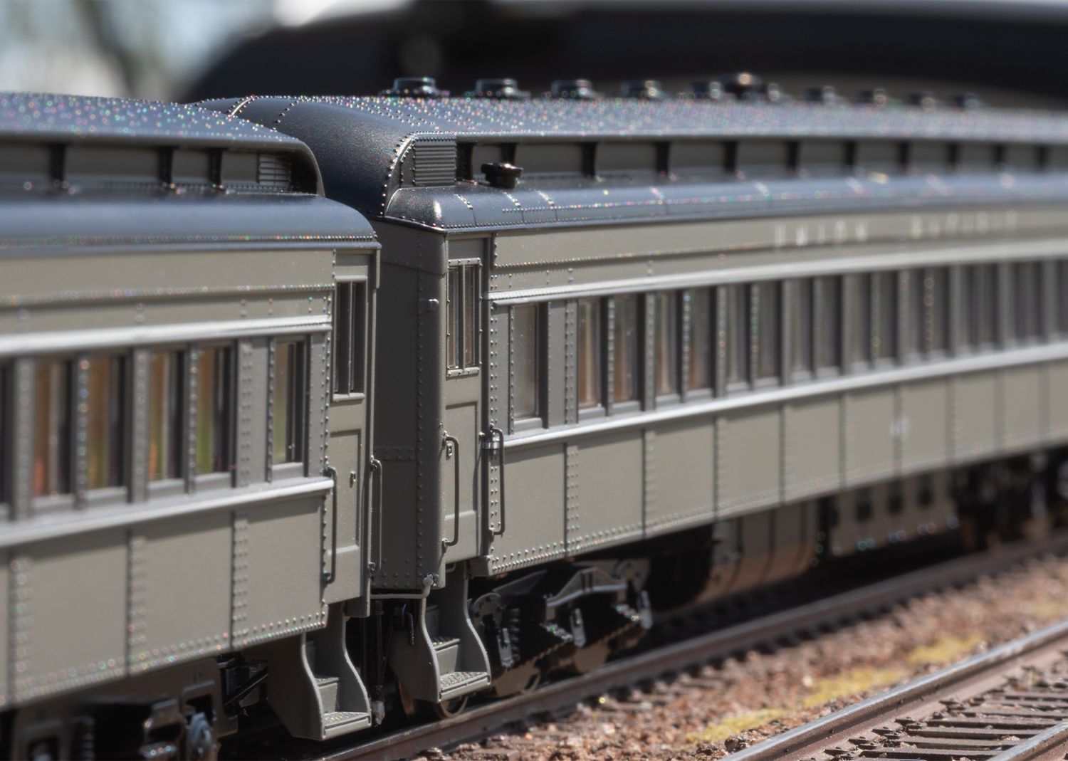 Trix 23729 - MHI US-Heavyweight Personenwagen Set UP Ep.III 4.tlg. H0/GL