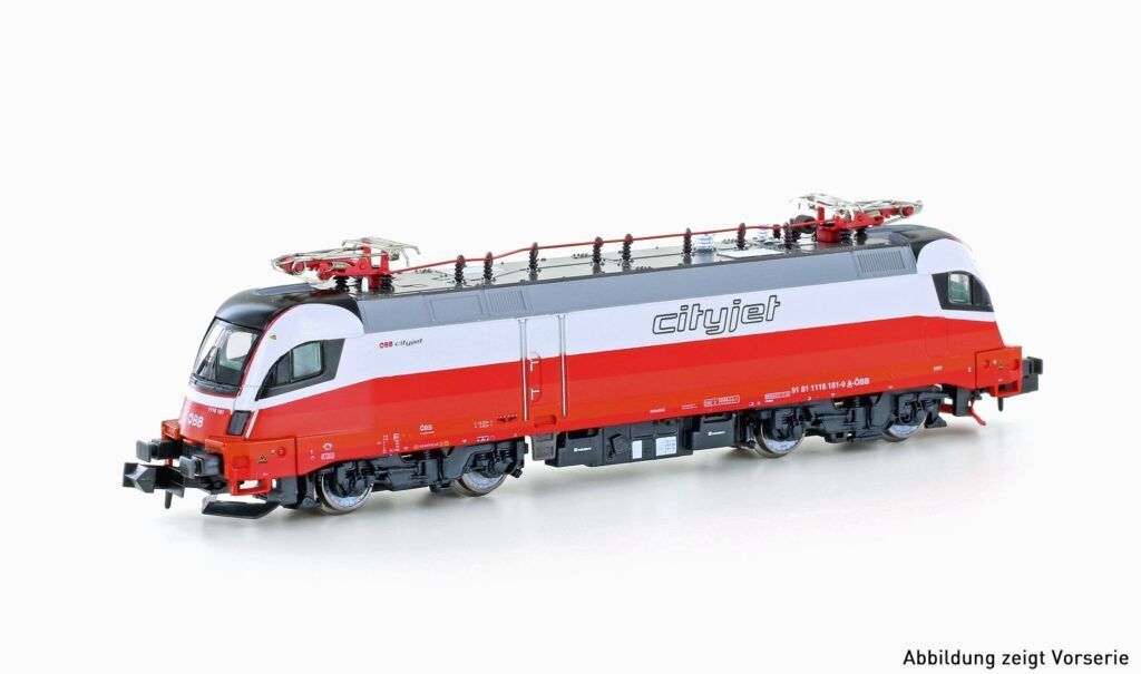 Hobbytrain 2786 - E-Lok Rh 1116 181 ÖBB Ep.VI Cityjet N 1:160