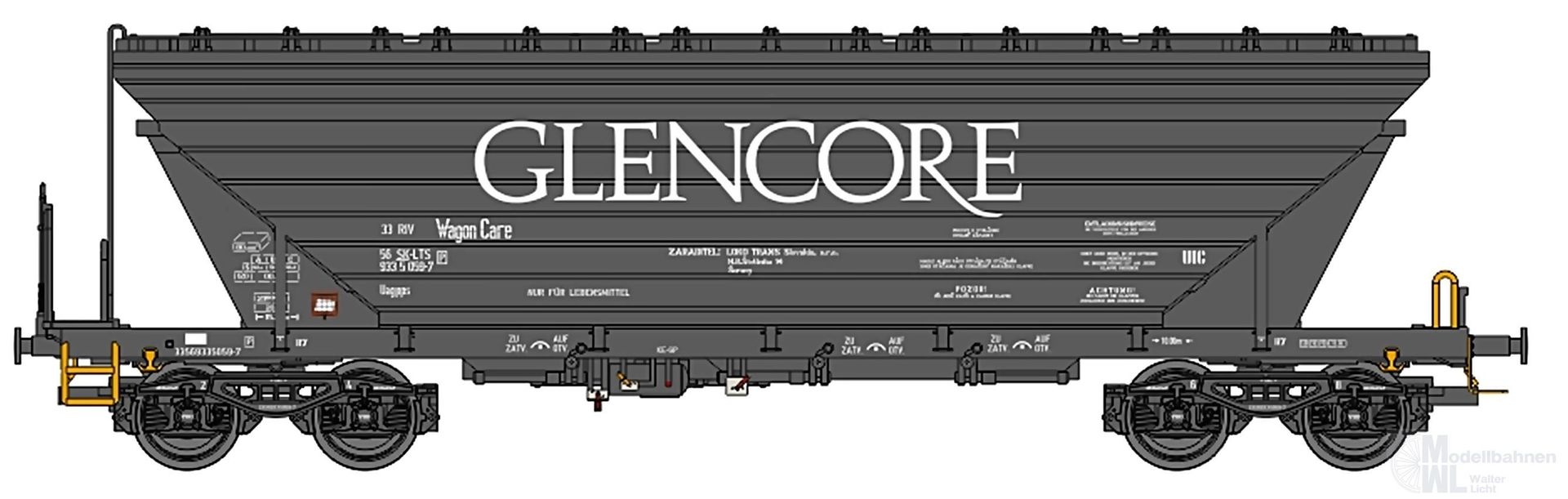 NPE NW52227 - Getreidewagen Glencore VN Ep.V/VI TT 1:120