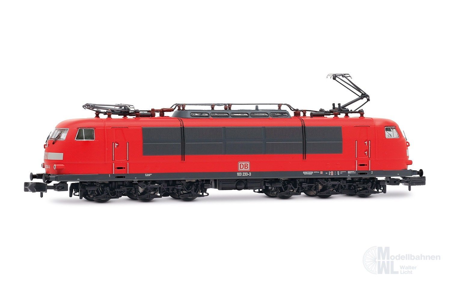 Arnold 2581 - E-Lok BR 103 233-3 DB Ep.V langer Lokkosten verkehrsrot N 1:160