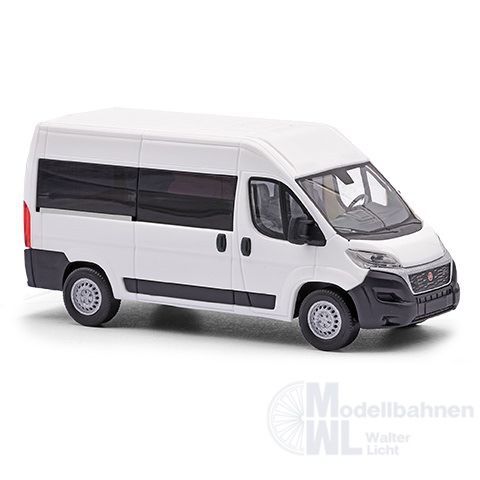 Busch 54650 - Fiat Ducato Bus Weiß H0 1:87
