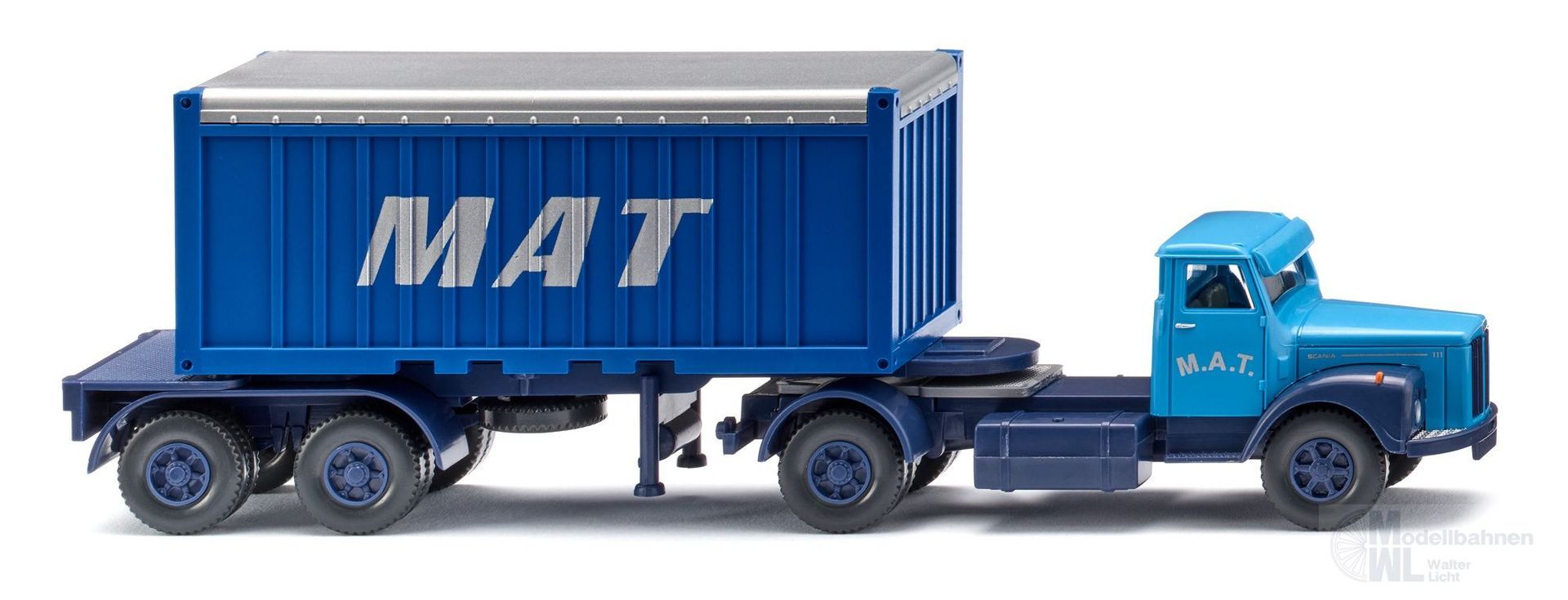 Wiking 052604 - Containersattelzug Scania L111 MAT Container 20' H0 1:87