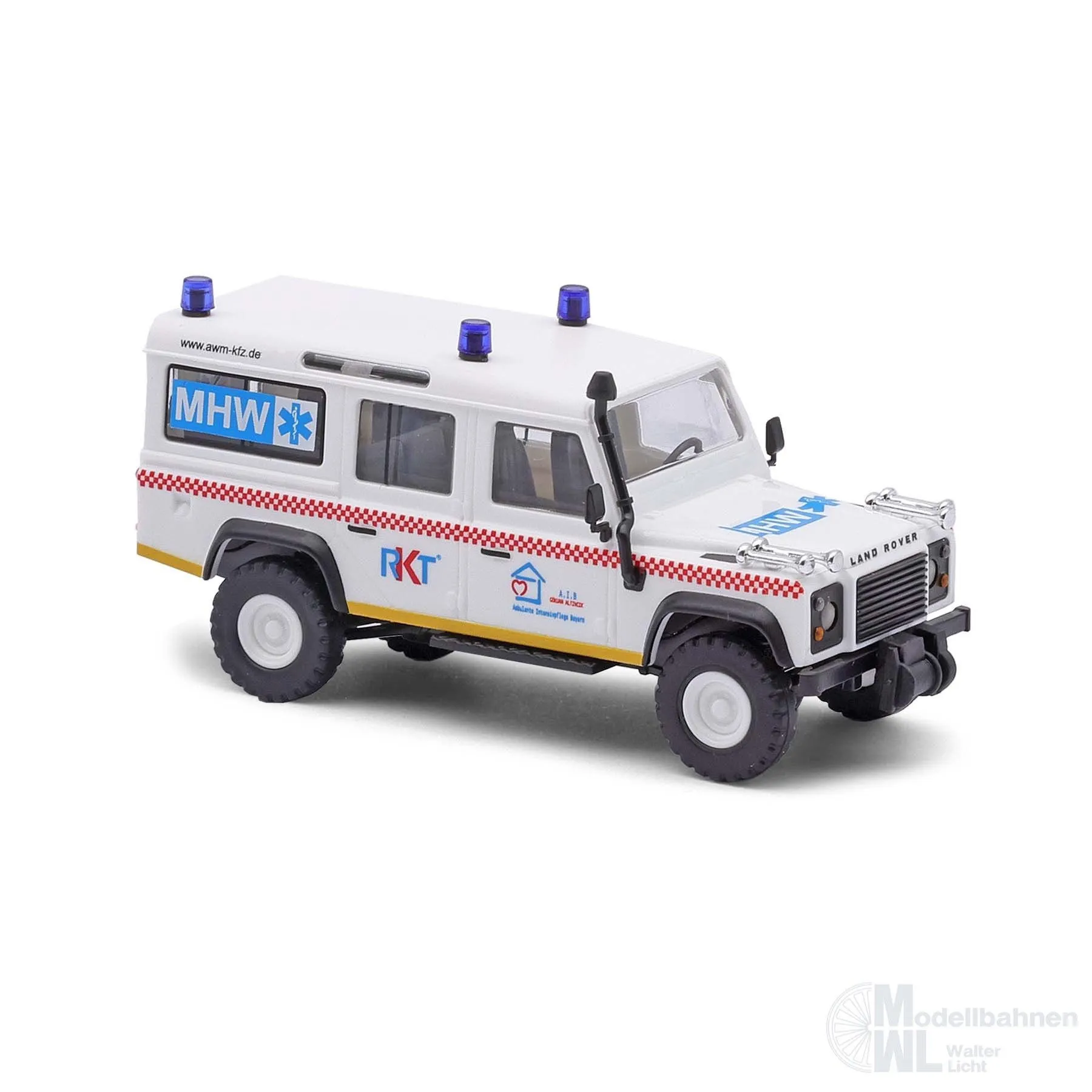 Busch 50333 - Land Rover Defender RKT Regensburg H0 1:87
