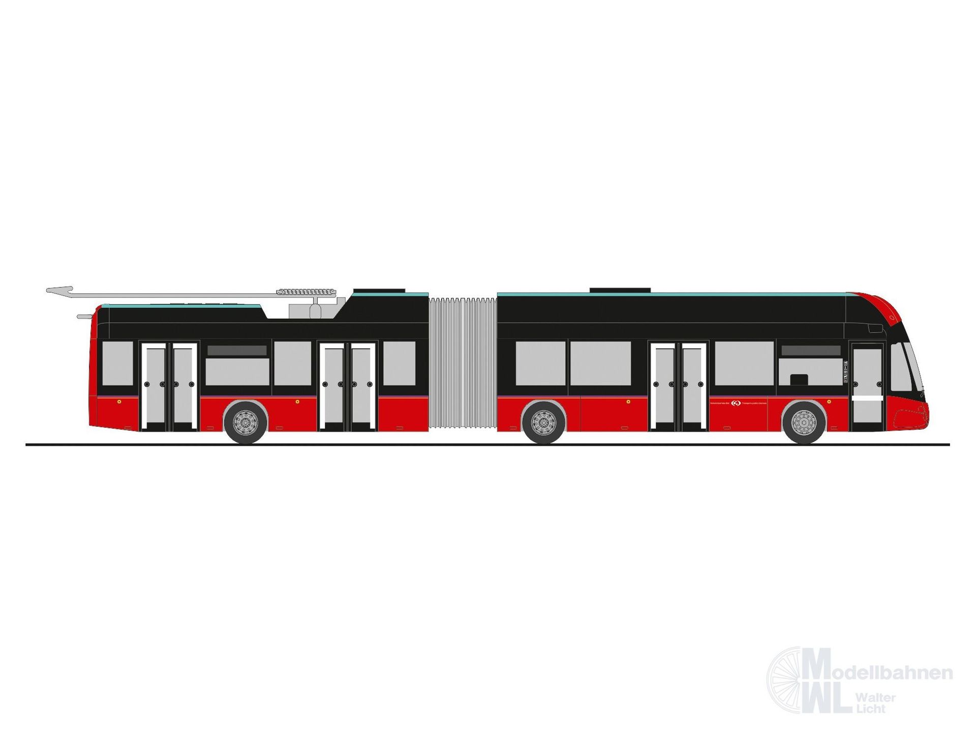 Rietze 77458 - Hess lighTram 19 Verkehrbstriebe Biel (CH) H0 1:87