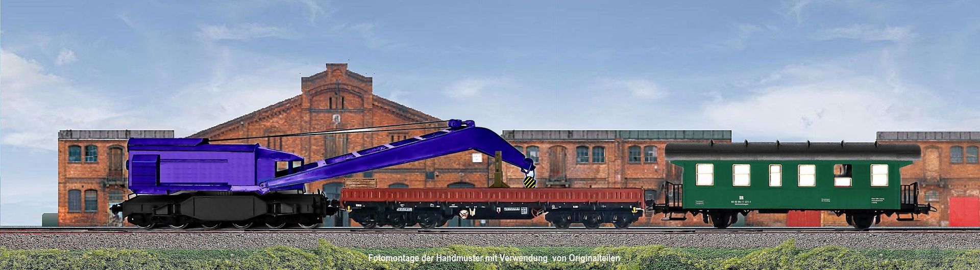 NPE NW29004 - Kran-Set DR Ep.4 - 3-teilig H0/GL