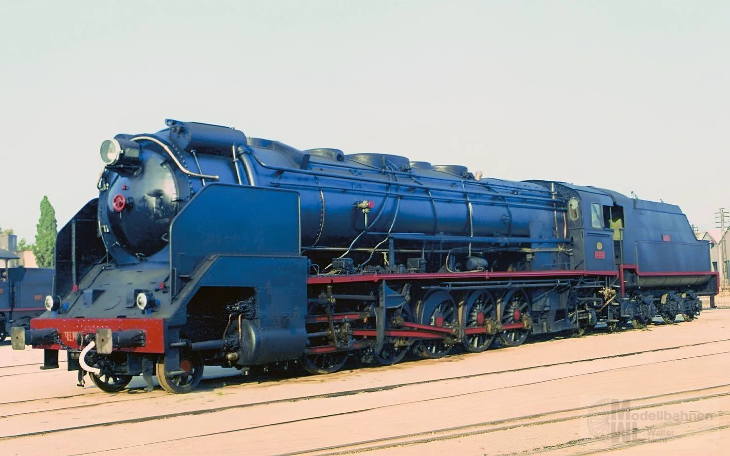 Electrotren 2037HM - Dampflok Serie 151F-3101 RENFE Ep.V/VI Santa Fe Museum H0/GL Sound