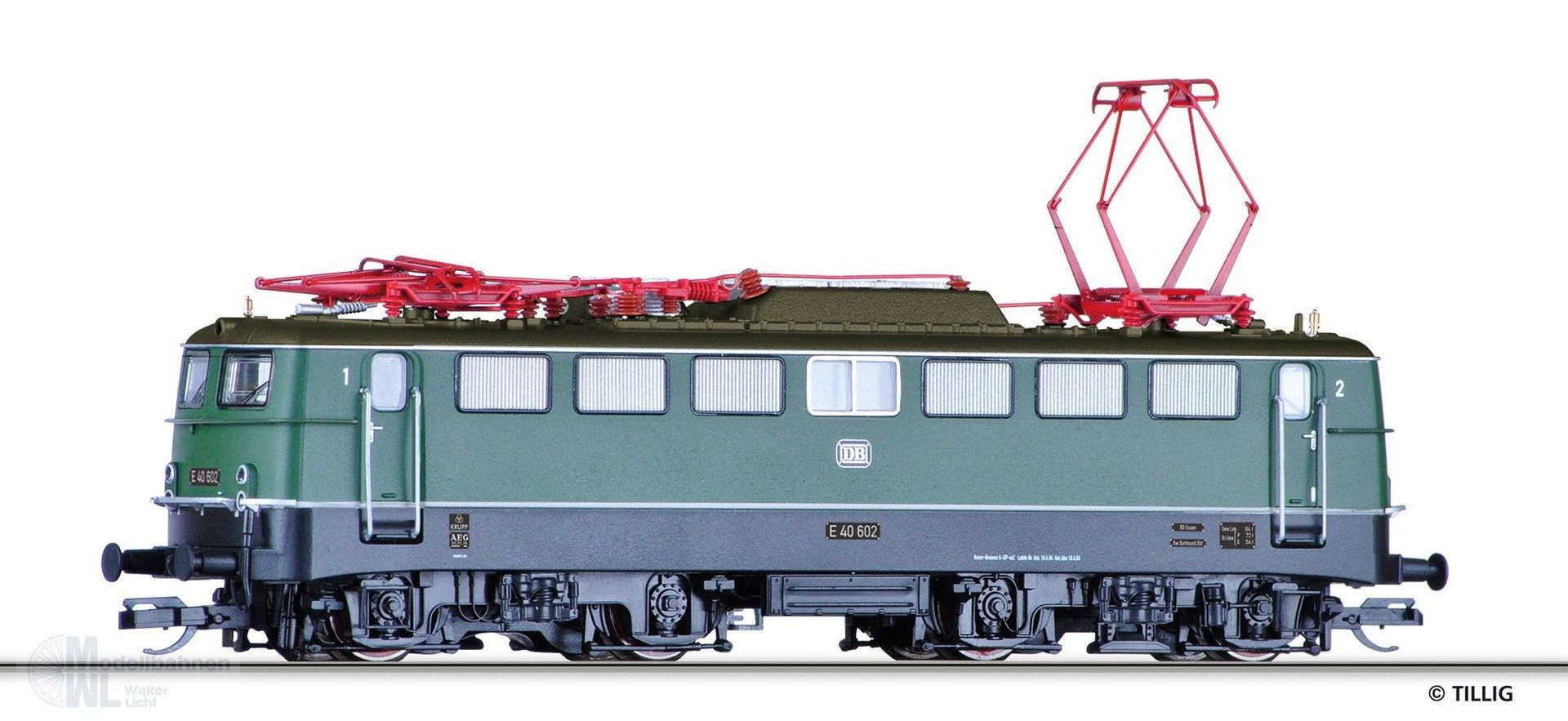 Tillig 04389 - E-Lok E 40 DB Ep.III TT 1:120 Tillig 04389 - E-Lok E 40 DB Ep.III TT 1:120