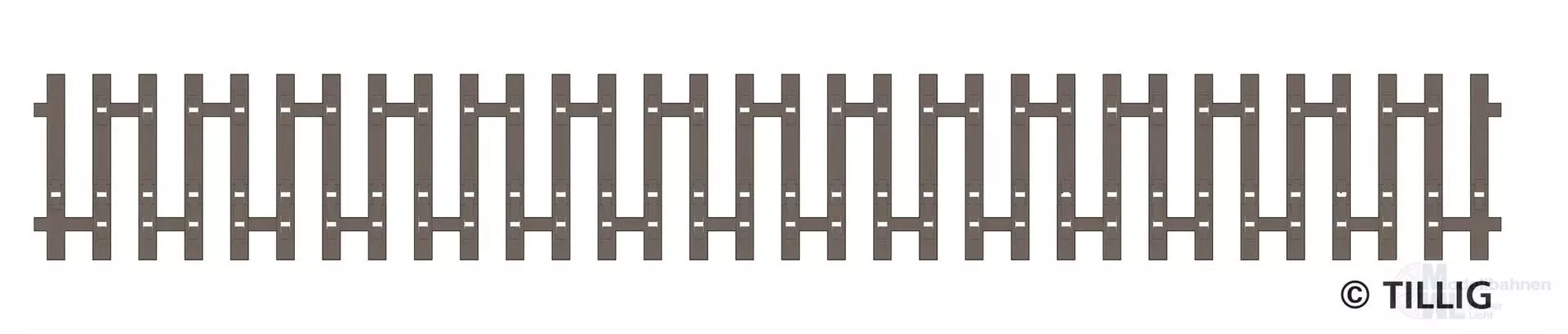 Tillig 83192 - Flex-Schwellenband Zwangsgleis (einseitig) 166mm  TT 1:120