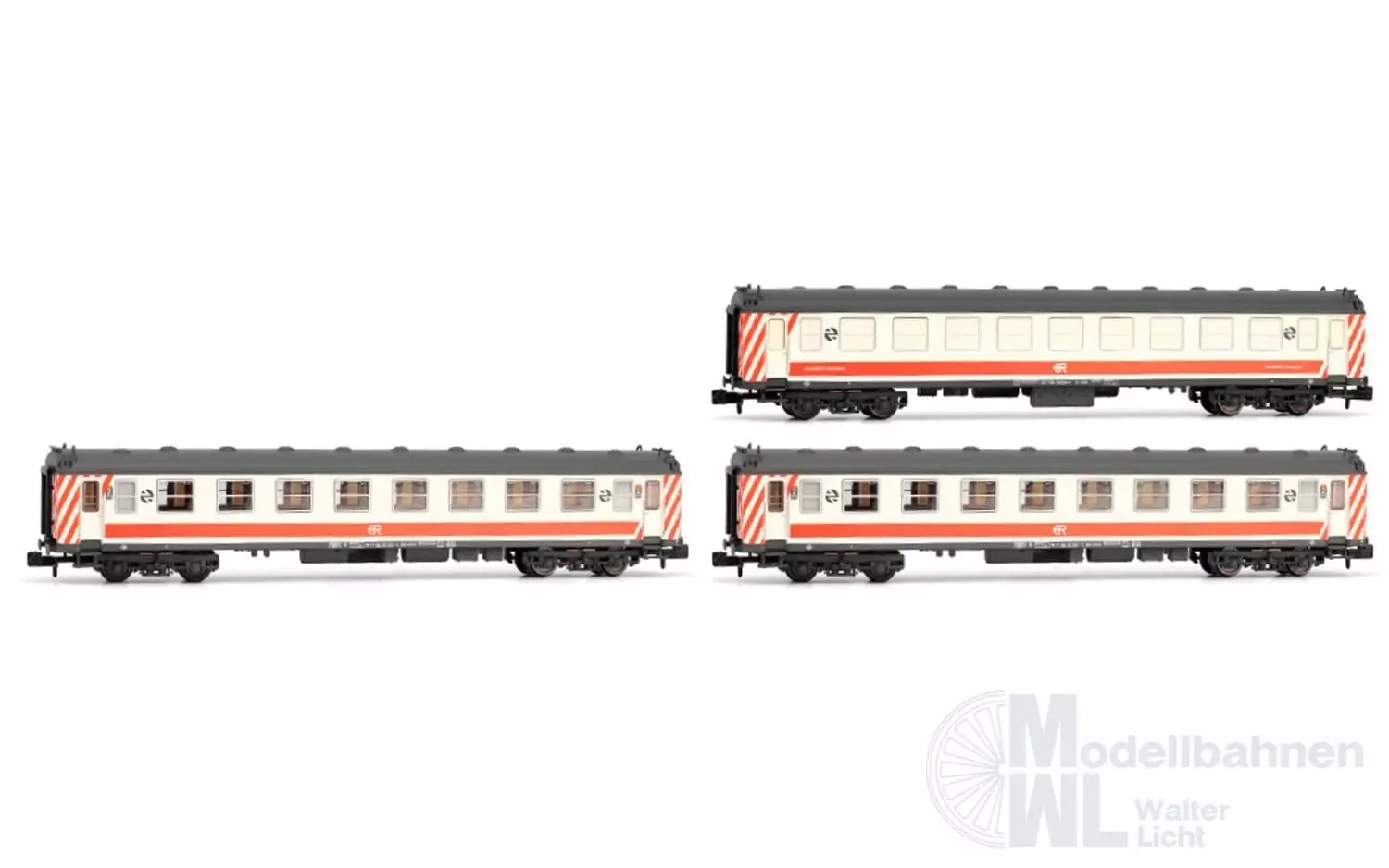 Arnold 4454 - Reisezugwagen Set RENFE Ep.V 3.tlg. N 1:160
