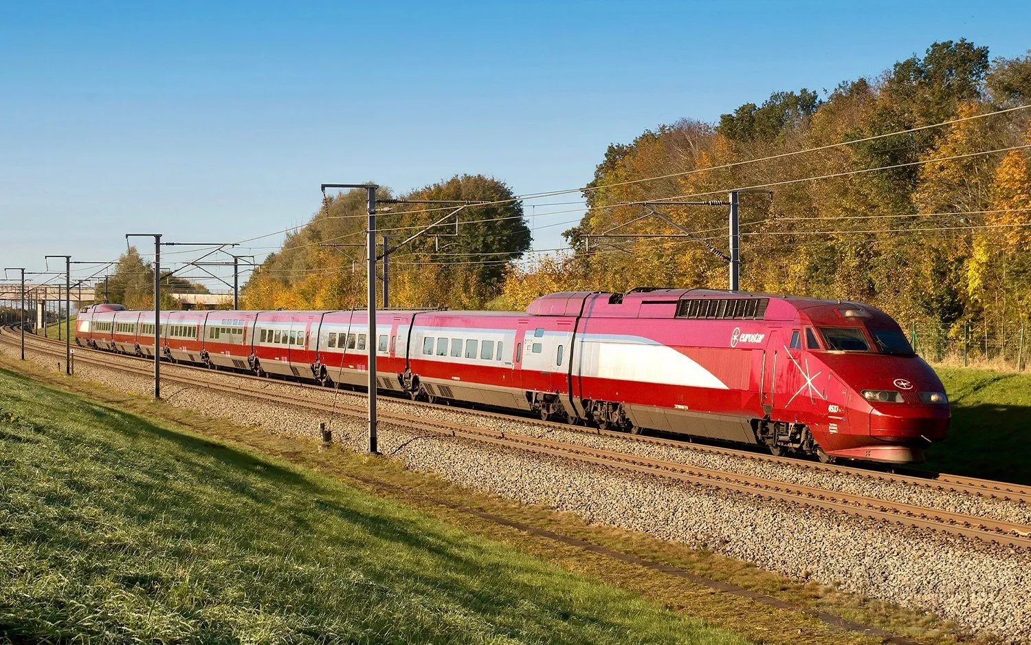 Jouef 2483 - Triebzug EuroStar PBA Ep.VI 4.tlg. Grundeinheit Re-Design H0/GL