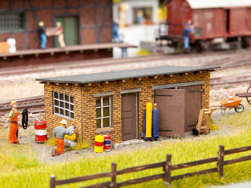 Noch 66106 - Geräteschuppen und Werkstatt H0 1:87 Noch 66106 - Geräteschuppen und Werkstatt H0 1:87