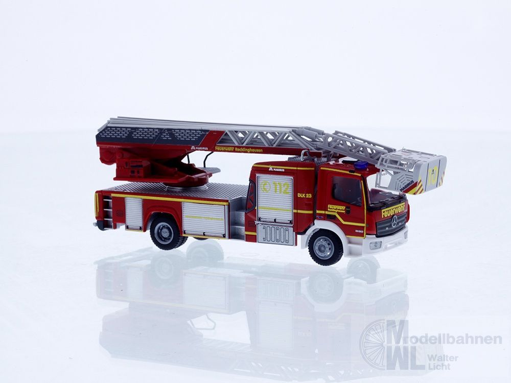 Rietze 71640 - Mercedes-Benz Atego Magirus DLK FW Recklinghausen H0 1:87