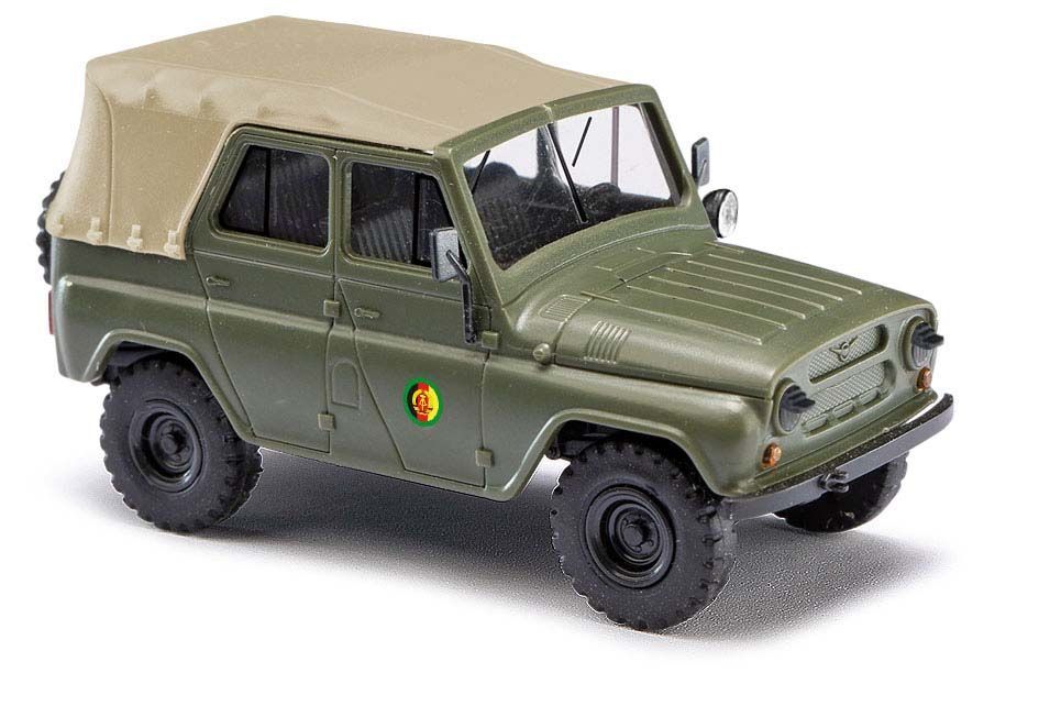 Busch 52114 - UAZ 469 NVA Grenztruppen H0 1:87 Busch 52114 - UAZ 469 NVA Grenztruppen H0 1:87