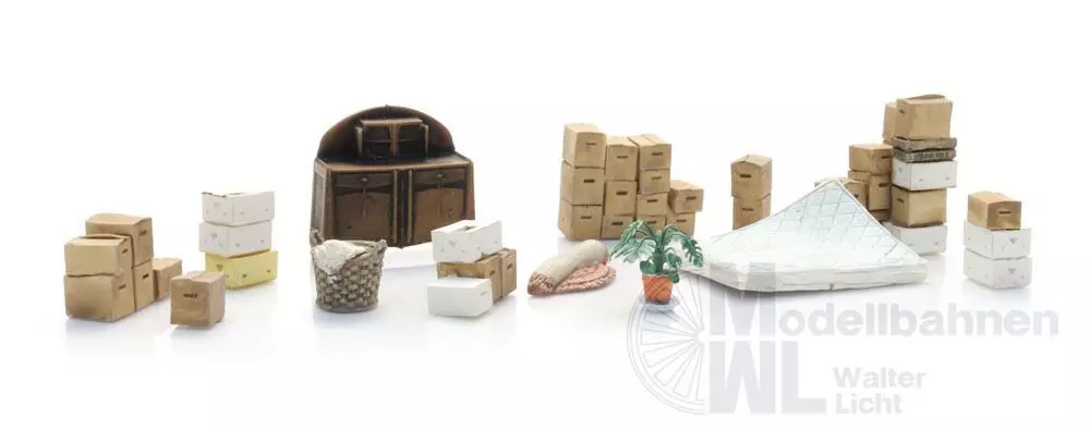 ARTITEC b.v. 387630 - Umzugskartons und Hausrat H0 1:87