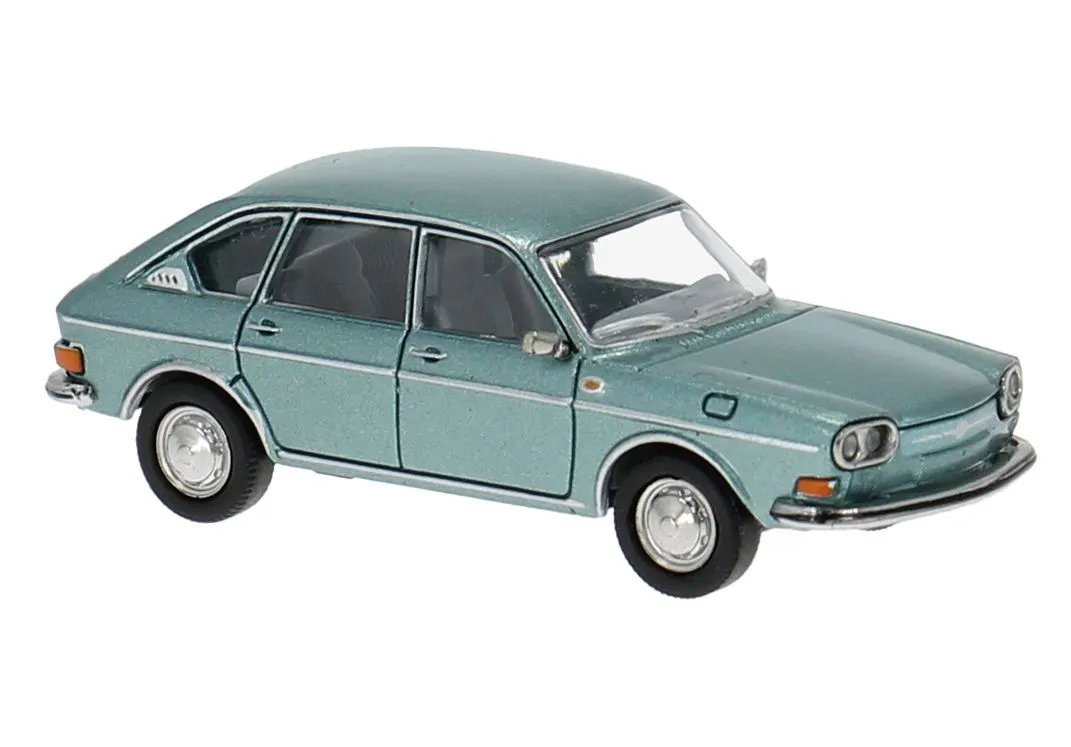 Brekina 25701 - VW 411 in türkis metallic H0 1:87