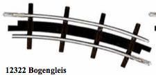 Busch 12322 - 2 Bogengleise R 115 22,5° H0 1:87