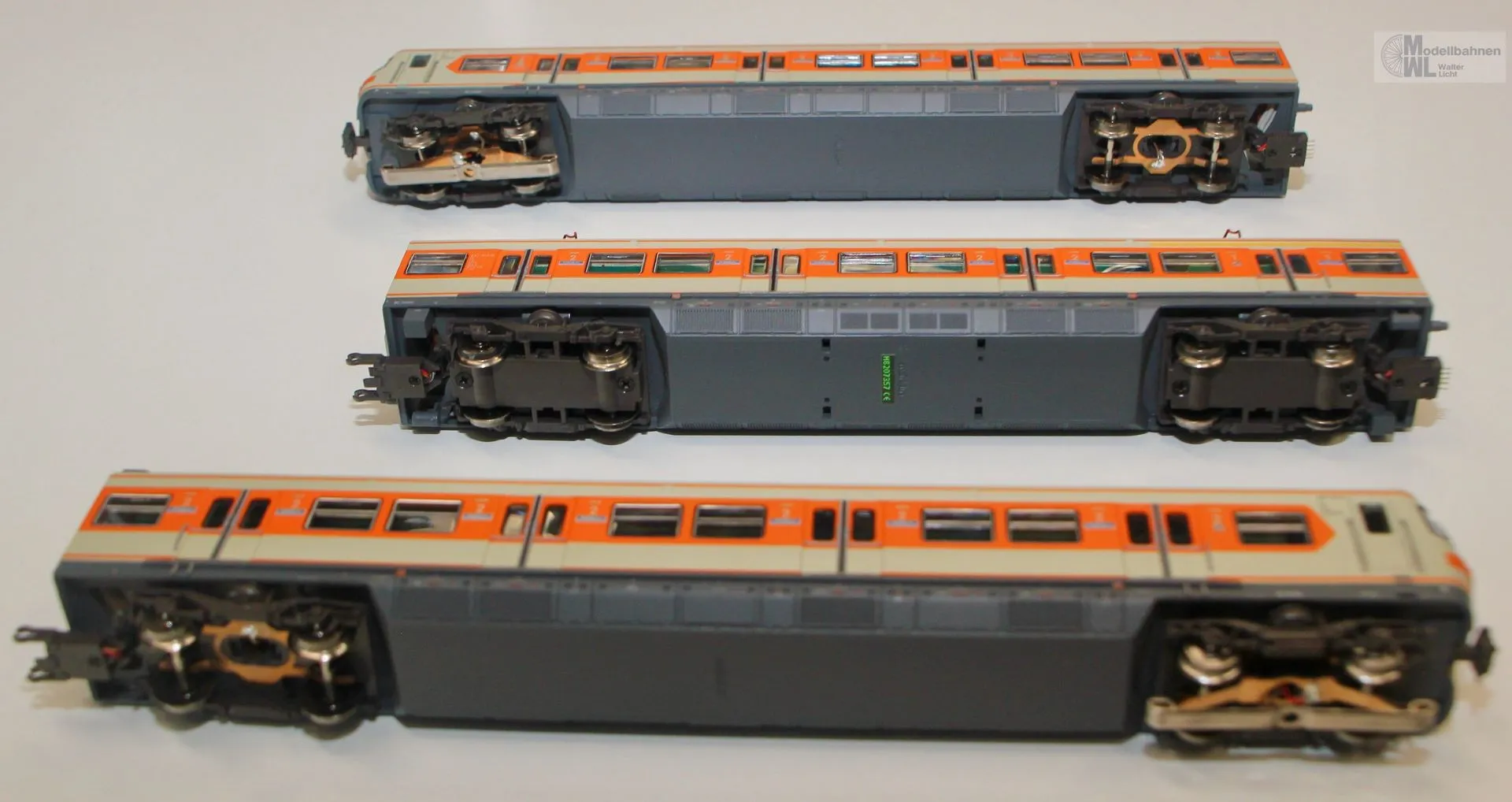 Märklin 37501 - MÄRKLIN - Triebzug BR 420 DB Ep.IV S-Bahn orange H0/WS Sound mfx