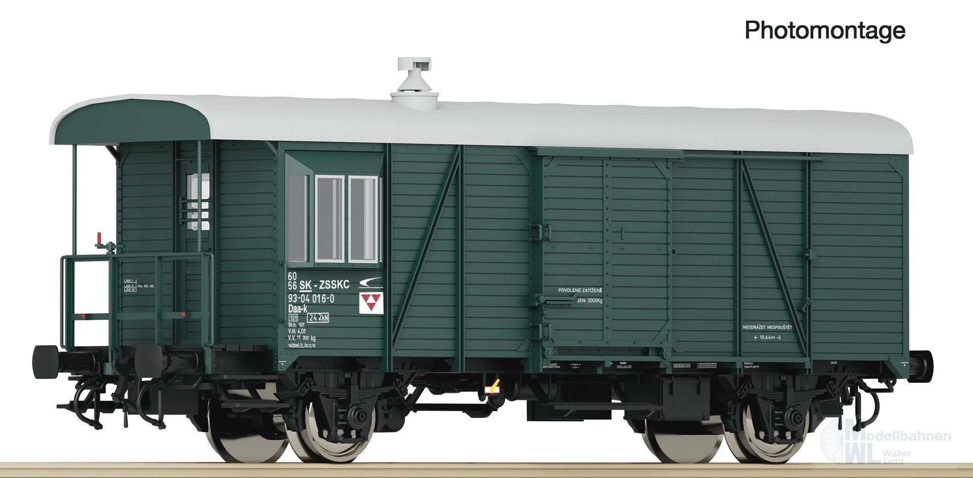 Roco 6200177 - Begleitwagen ZSSK Cargo Ep.VI H0/GL
