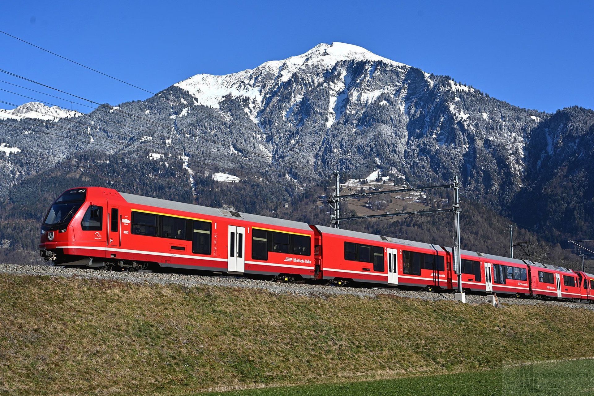 Bemo 7345103 - Triebzug ABe 4/16 RhB Ep.VI 3113 Capricorn Calanda H0m Sound