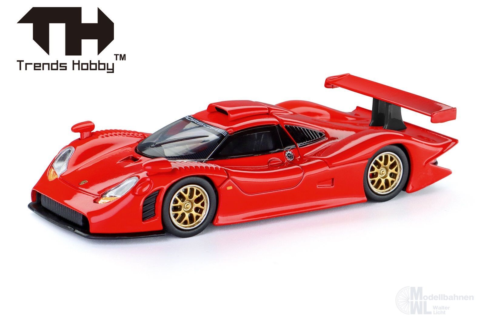 Herpa 864TH000022 - Porsche 911 GT1 1998 - rot 1:64