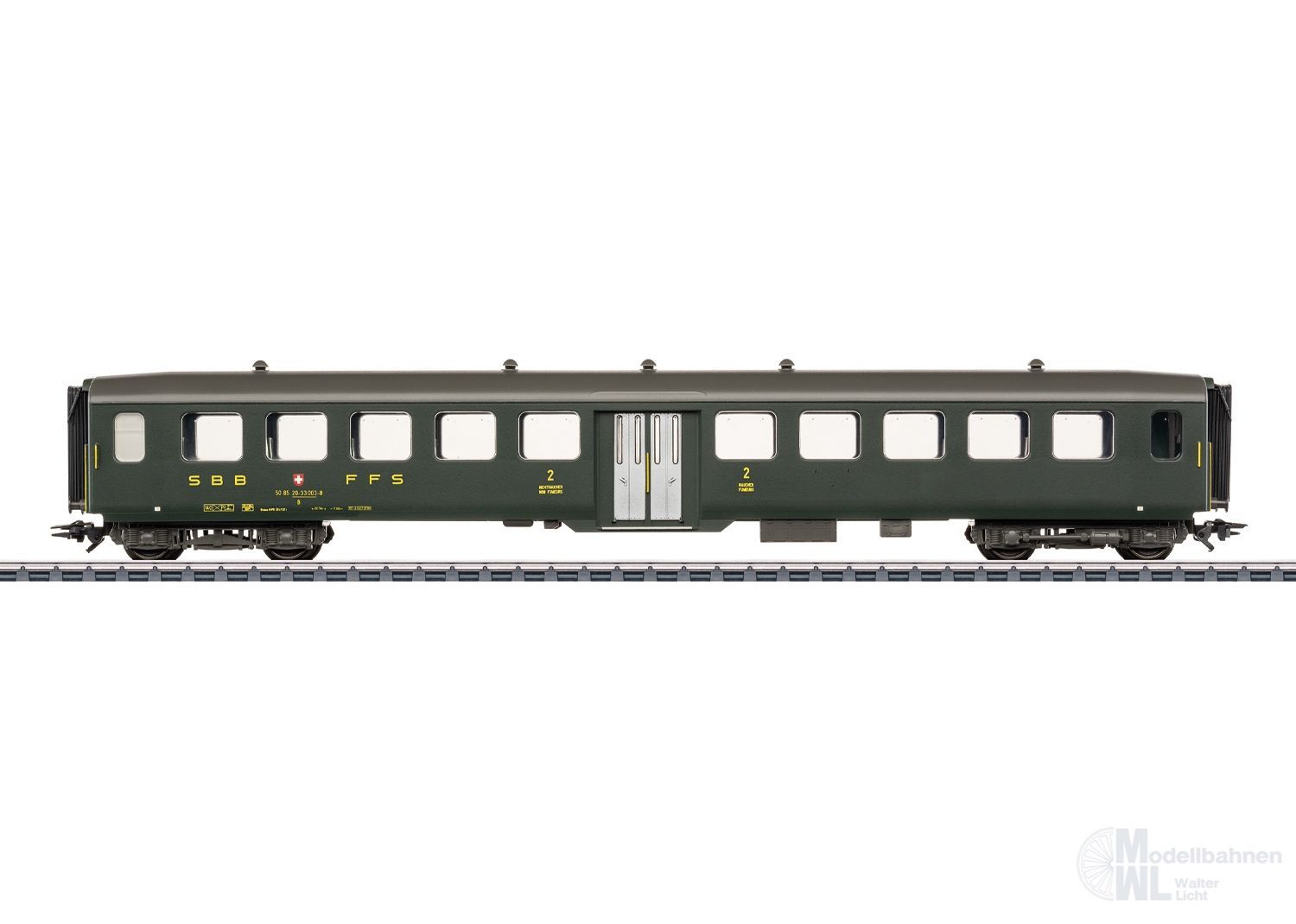 Märklin 43383 - Leichtstahlwagen SBB Ep.IV 2.Kl. H0/WS