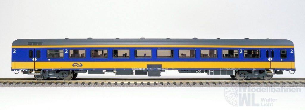 Exact Train 11012 - Personenwagen ICRm Bpmez10 gelb/blau H0/GL