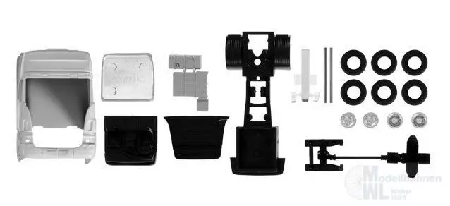 Herpa 084413 - Scania R TL Zugmaschine, weiß Inhalt: 2 Stück TT 1:120
