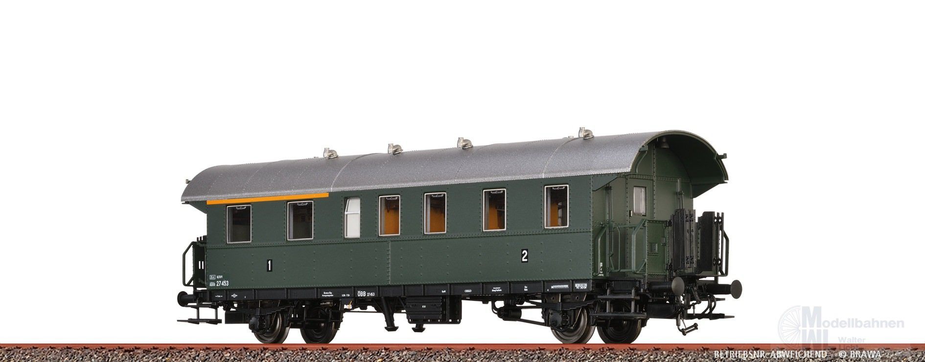 Brawa 46814 - Einheits-Durchgangswagen ÖBB Ep.III ABih H0/GL