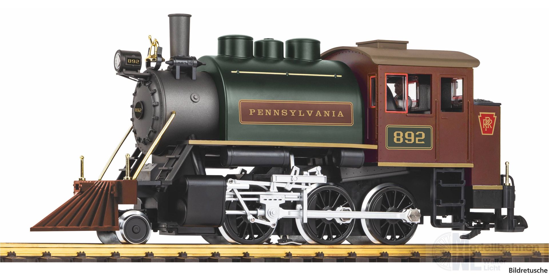 Piko 38253 - Dampflok PRR 2-6-0 Satteltank Spur G 1:22,5 Sound