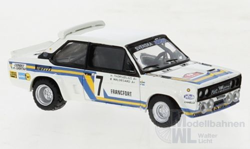 Brekina 22661 - Fiat 131 Abarth 7 Björn Waldegard Dritter in MonteCarlo 1980 H0 1:87