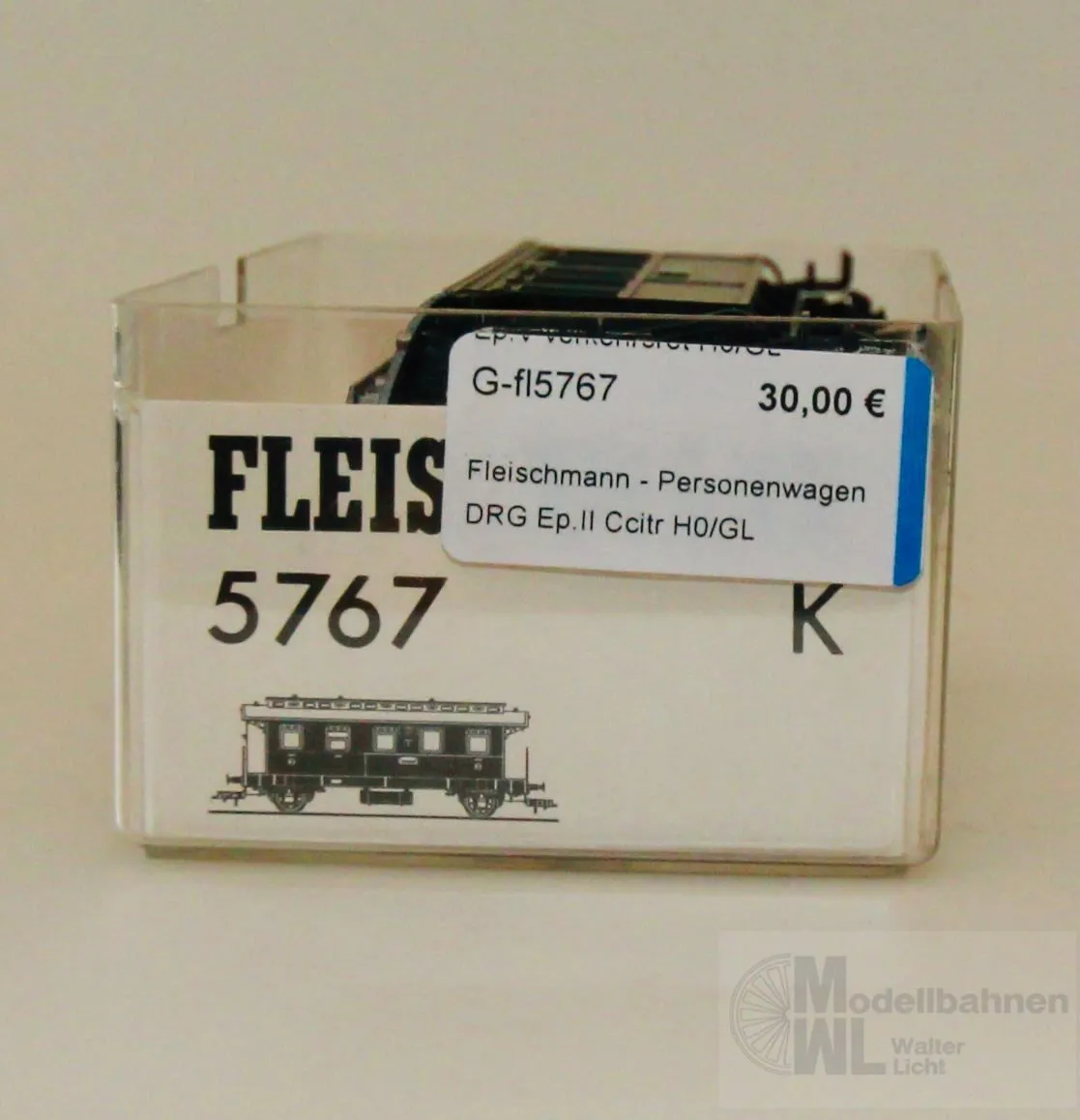 Fleischmann 5767 - Fleischmann - Personenwagen DRG Ep.II Ccitr H0/GL 
