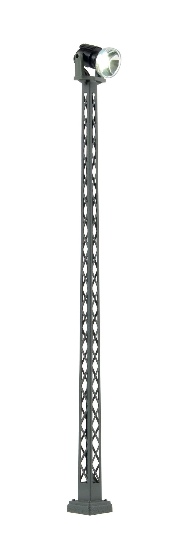 Viessmann 6931 - Flutlichtstrahler LED weiß auf Mast 100mm TT 1:120 (auch für H0 1:87)