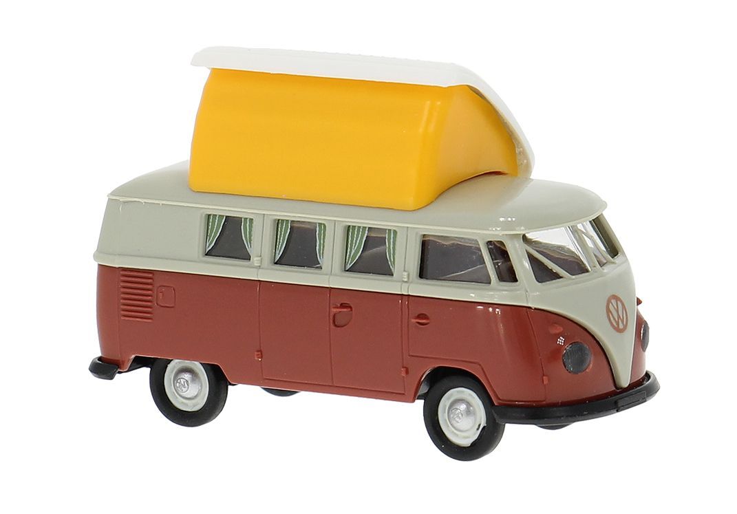 Brekina 31635 - VW T1b Camper grau  H0 1:87