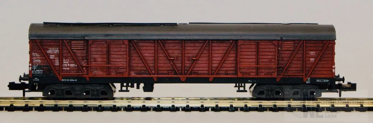 Trix 13503 - MINITRIX - Güterwagen ged. DB Ep.IV ex Bromberg N 1:160