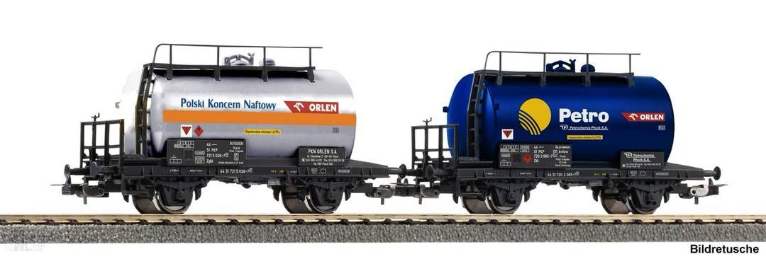 Piko 28347 - Kesselwagen Set PKP Ep.V 2.tlg. H0/GL