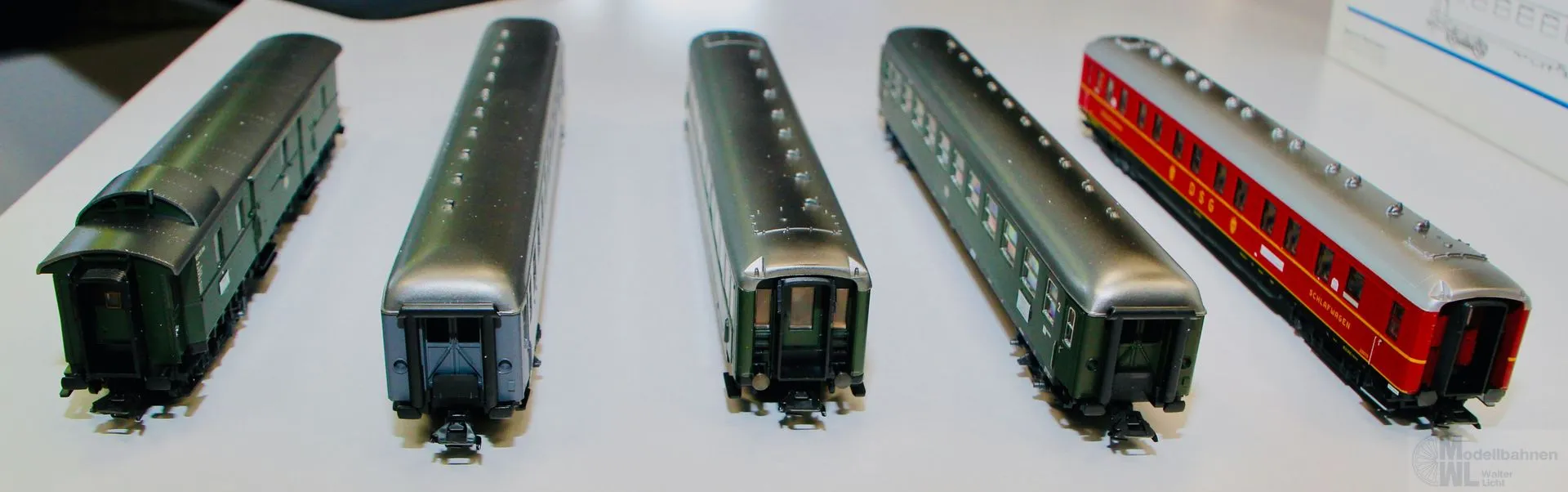 Märklin 42941 - MÄRKLIN - Personenwagen Set DB/FS Ep.III Riviera Express 5.tlg. H0/WS