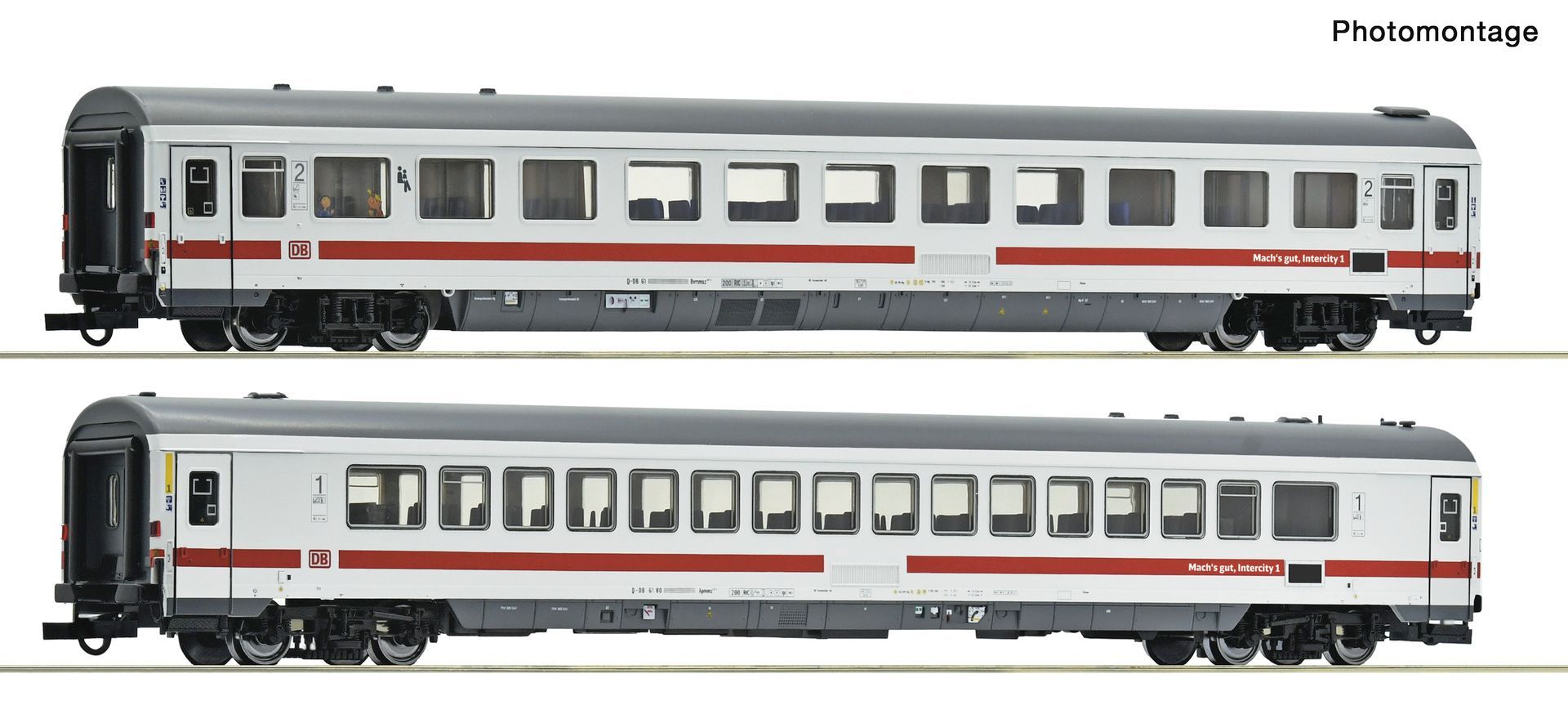 Roco 6200358 - IC Wagen-Set DB Ep.VI 2.tlg. Machs gut IC1 H0/GL