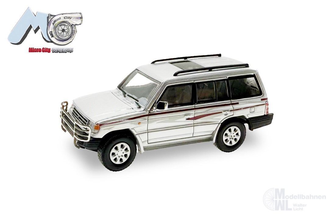 Herpa 87MC000042 - Mitsubishi Pajero, silber H0 1:87